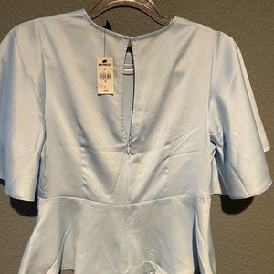 Light blue blouse